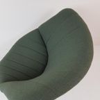 2 Rudolf Wolf Swivel Chair Modello Groen Ploegwool Fauteuils thumbnail 11