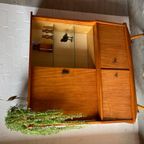 Vintage Mid-century Dressoir,high-board,barkast,vitrinekast thumbnail 6