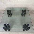 Design Salontafel Glas En Staal thumbnail 6