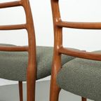 Set Van 4 Møller Stoelen Model 82 Refurbished thumbnail 9