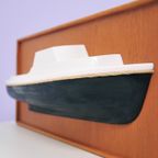 Houten Wandplaat 3D Schip thumbnail 4