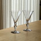 Pair Of Vintage Wine/Martini Glasses thumbnail 5