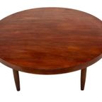 Vintage Houten Ronde Salontafel Jaren 60 Design thumbnail 14