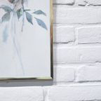 Langwerpige Gouden Lijst Roze Bloemen thumbnail 4