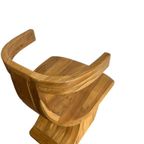 Massief Houten S Shape Stoel (meerdere Stuks In Stock) thumbnail 16