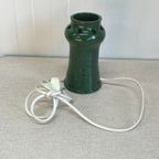 Keramiek Handmade Tafellampje Groen Vintage thumbnail 5