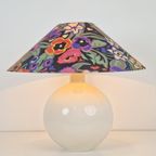 Vintage Keramiek Sphere Tafellamp Bol Wit ‘70 Mid Century thumbnail 9