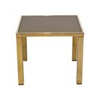 Belgo Chrom Dewulf Bijzettafel Plantentafel 23 Karaat Goud Rookglas Design thumbnail 11