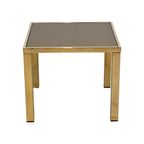 Belgo Chrom Dewulf Bijzettafel Plantentafel 23 Karaat Goud Rookglas Design thumbnail 11