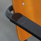 Set Van 2 Leuke Vintage Jaren ’60 Dutch Design Marko Bijzet/eetkamerstoelen Met Armleuningen thumbnail 14