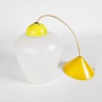 Dutch Design - Philips - Louis Kalff - Kelklamp - Satijnglas - 50'S thumbnail 5