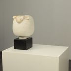 “sheep” – Sculpted Marble Figure By Fanny Baan, 1995 thumbnail 6
