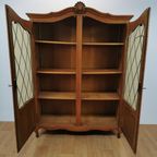 Vintage Queen Ann Kast, Vitrinekast, Buffetkast Boekenkast 7 thumbnail 11