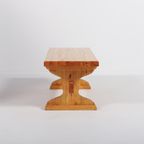 Small Solid Pine Bench-Coffee Table From 1980’S, Sweden thumbnail 5