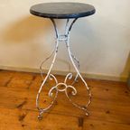 Balkontafel Tuintafel Bijzettafel Art Nouveau 1850 Frans thumbnail 10