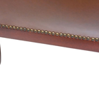Cognac Kleurige Lederen Armzetel thumbnail 5