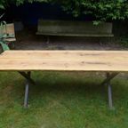 Prachtige Grote Boomstam Tuinbank 210 Cm thumbnail 8