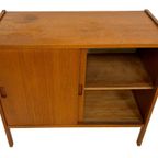 Vintage Dressoir Compacte Kast Jaren 60 Teak Fineer thumbnail 4