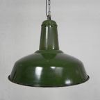 Industriele Hanglamp Met Geemailleerde Stalen Kap thumbnail 7