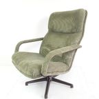 Artifort Draaifauteuil Groene Rib F171 Geoffrey Harcourt thumbnail 2