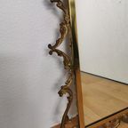 Vintage Barok Messing Spiegel Kuifspiegel Schouwspiegel thumbnail 12