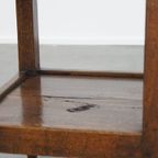 Zeldzame En Originele Antieke Engelse Eikenhouten Bijzettafel/ Center Table Uit Eind 18e Eeuw thumbnail 11
