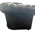 Stoere Zwarte Lederen Chesterfield Zetel / Canapé / Sofa thumbnail 16