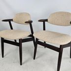 Set Van 2 Vintage Koehoorn Stoelen Cowhorn Model thumbnail 3