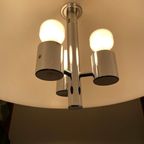 Raak Holland Hanglamp, Kunststof Met Chroom, 3 Lichtpunten Space Age. B 1126 thumbnail 4