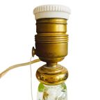 Mid-century Tafellamp Kristal Groen Val Saint Lambert 1950’s thumbnail 8