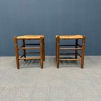 Set Hollandse Beukenhouten Krukken Met Biezen Zitting thumbnail 5