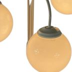 Space Age Design / Mcm - Waterfall Lamp With Glass Spheres - Vintage Floor Lamp With Three Adjust thumbnail 8