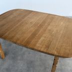 Vintage Eettafel | Tafel | Verlengbaar | Brutalist | Kjaernulf thumbnail 8