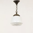 Antieke Opaline Hanglamp thumbnail 4