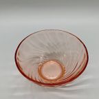 Vintage Rosaline Perglas Schaaltje Arcoroc Swirl thumbnail 5