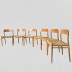 Set Van 8 Stoelen Niels Moller Voor Mollers Mobelfabrik thumbnail 3