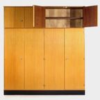 Grote Hoge 8-deurs Vintage Design Kledingkast In Teak, 1960s thumbnail 5