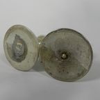 Set Van 2 Kwikzilveren Kandelaars, Rond 1900 (armeluiszilver) thumbnail 9