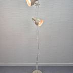 Vintage Beige Vloerlamp. Spots Afzonderlijk Schakelbaar. thumbnail 5