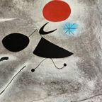 Joan Miró (1893-1983) – Woman And Birds In Front Of The Sun thumbnail 4