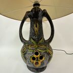 Large West Germany Ceramic Floor / Table Lamp , 1970’S thumbnail 8