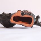 Ceramic Owls Sculpture By Elisabeth Vandeweghe For Perignem 1970S, Belgium. thumbnail 9