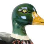 Sixties Michel Caugant Eend Terrine Patévorm Geglazuurd Aardewerk thumbnail 13