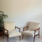Set Vintage Deense Midcentury Fauteuils Easy Chairs 1960’S thumbnail 11