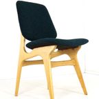 Set 4 Vintage Stoelen In De Stijl Van Arne Hovmand Olsen Reupholstered thumbnail 3
