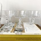 6X Vintage Champagne Coupes / Glazen / Cocktail Kristalglas thumbnail 2