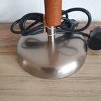 Design - Tafellampen - Kastlampen - Bedlampen - Rvs En Teak. thumbnail 8