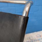 Vintage Mr30 Fauteuil, Mies Van Der Rohe Voor Knoll Bauhaus Stijl thumbnail 15