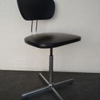 Bureaustoel Jaren '50 Met Stervoet thumbnail 6