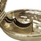 Vintage Chroom Metalen Notenkraker Walnoot 1970s thumbnail 5